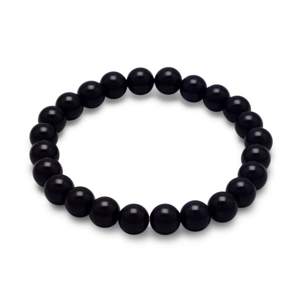 Black Onyx Bracelet - 8mm Beads - Perfect for protection, transforming negative energies, happiness and good fortune