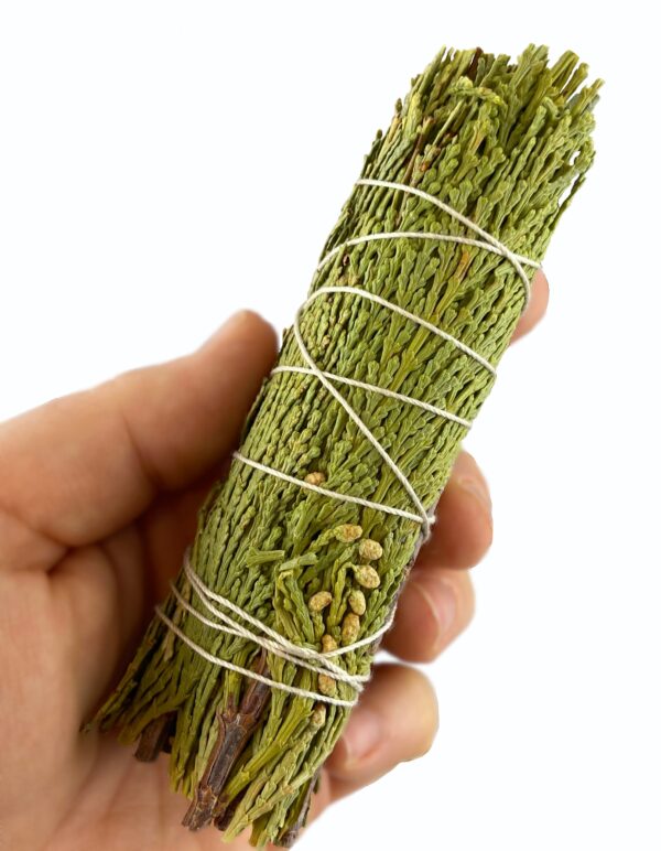 Cedar Smudge Stick - Perfect for fortifying your space! Promotes wealth, healing, and purification!